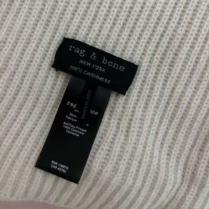 Rag & bone Addie cashmere scarf cream never worn